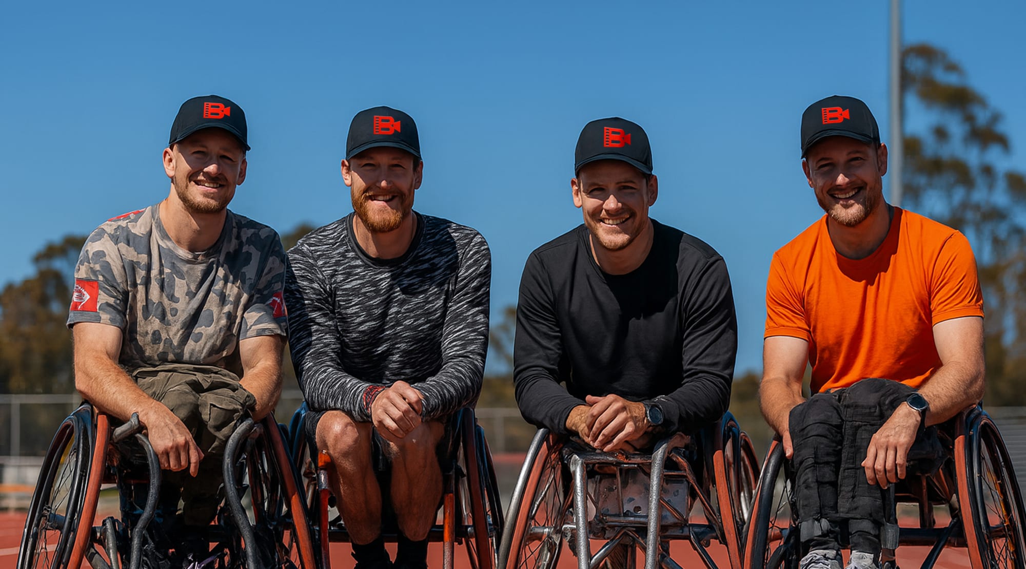 BELIEVE Brand — Athletes wearing caps
