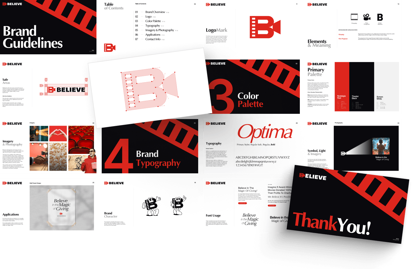 BELIEVE Brand Applications