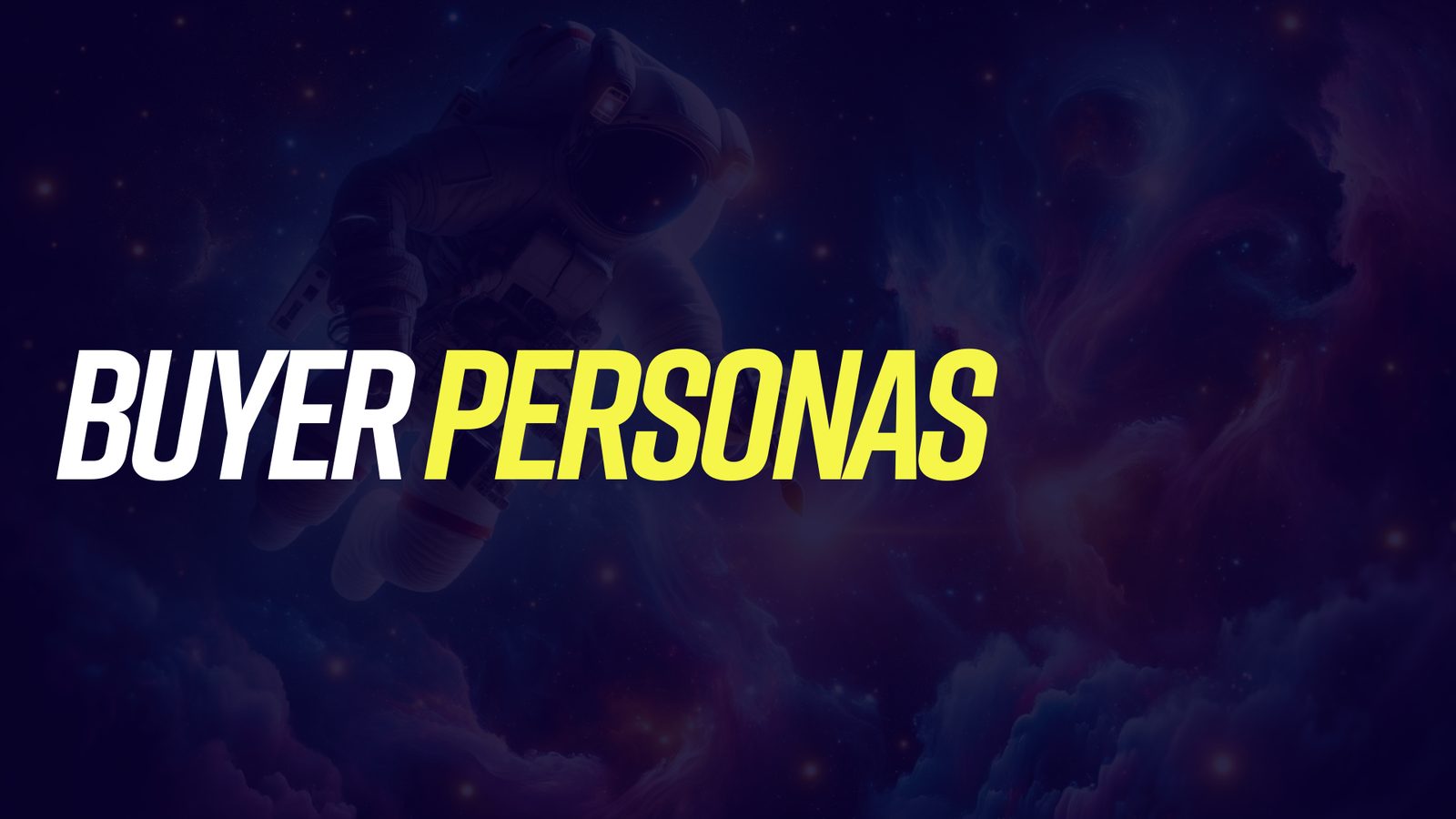 Framework chapter: Buyer personas