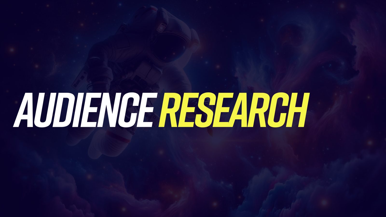 Framework chapter: Audience research