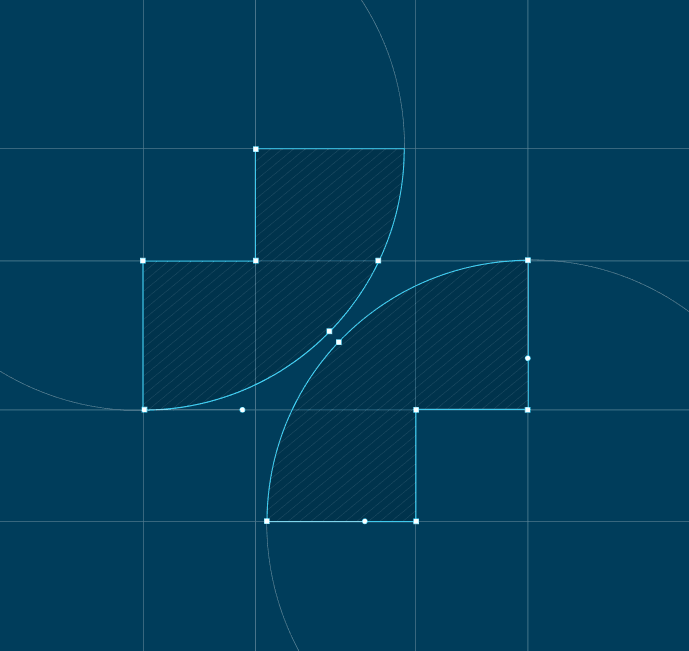 GadiMed — Logo Symbol Grid