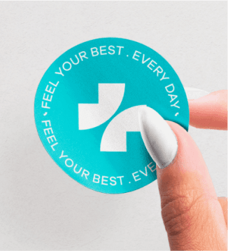 GadiMed — Brand Sticker