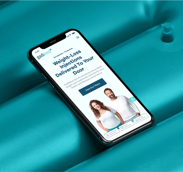 GadiMed — Website on Mobile