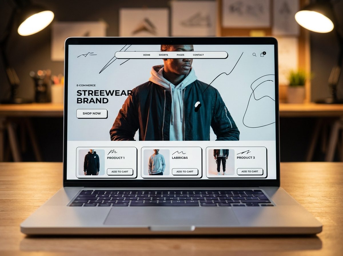 Shopify storefront concept: Streetwear
