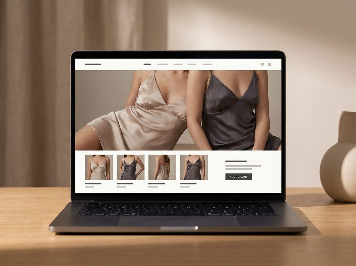 Shopify storefront concept: Lingerie