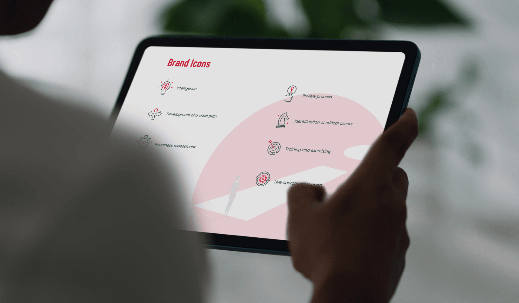 RCAS Brand Icons on iPad