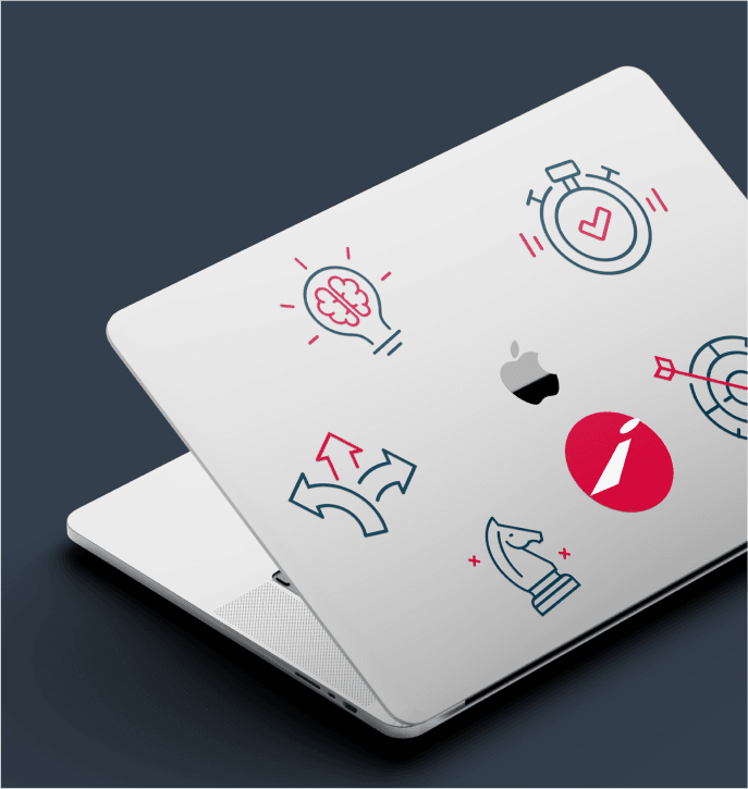 RCAS Laptop Icon Stickers
