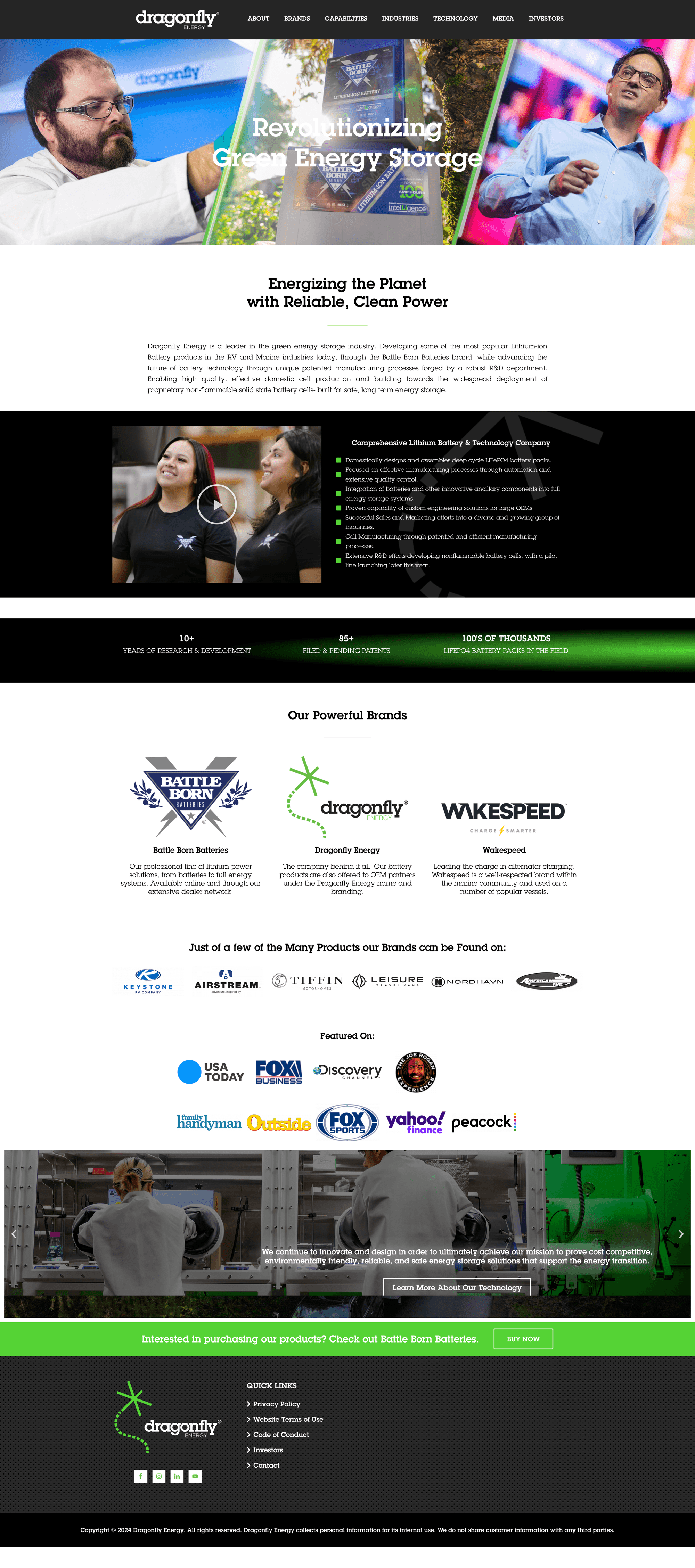 Dragonfly Energy — Legacy Website