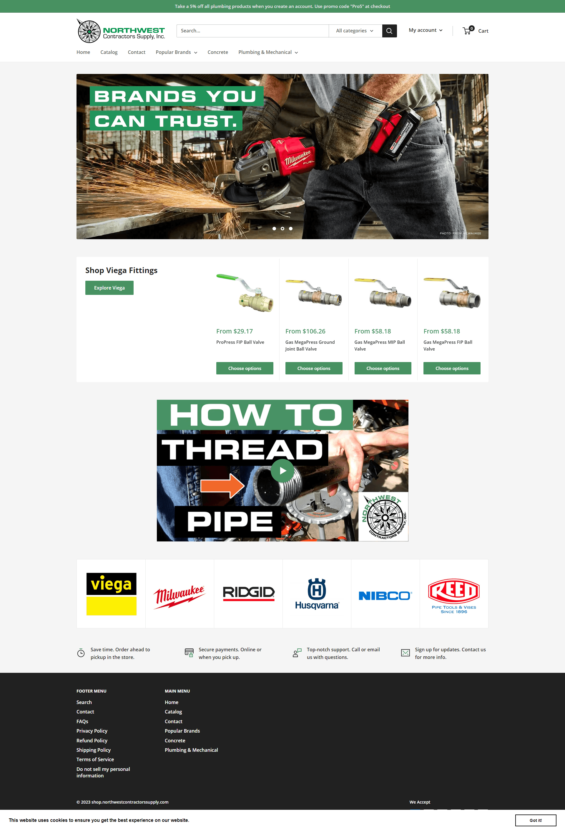 Northwest Supplies — Legacy Website